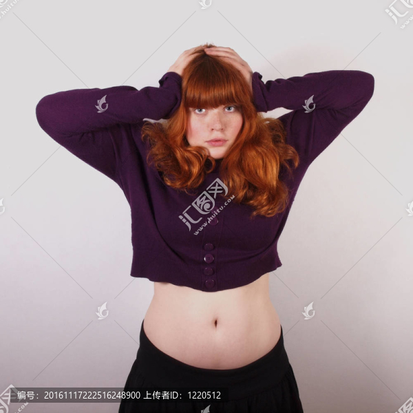 絕望的年輕女人