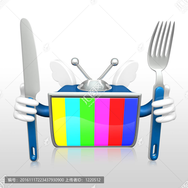 3D電視人吃