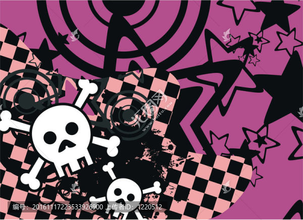 卡通background7頭骨