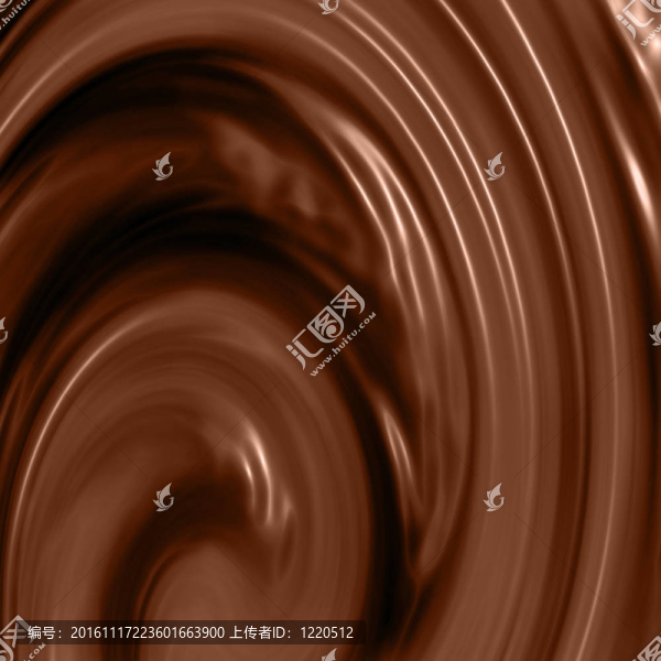 具有旋轉(zhuǎn)波的巧克力