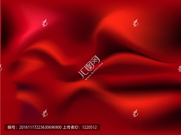 紅色的窗簾