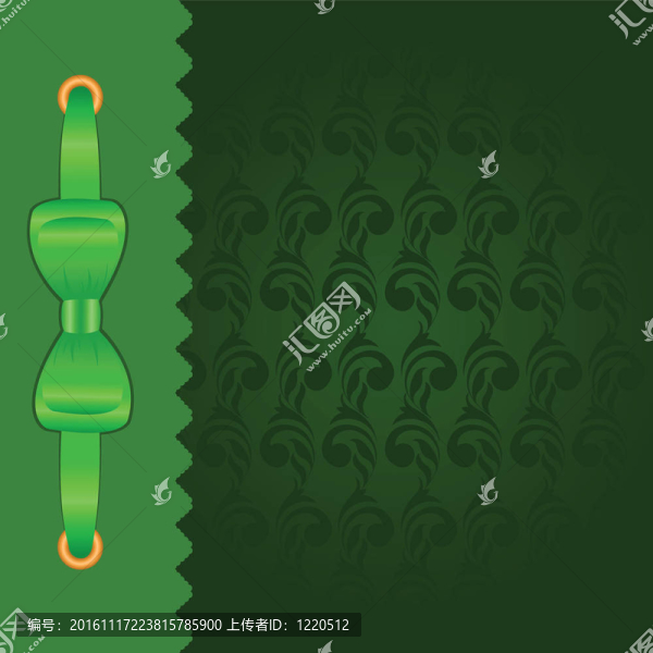 帶有鋸齒邊緣的綠色精裝版
