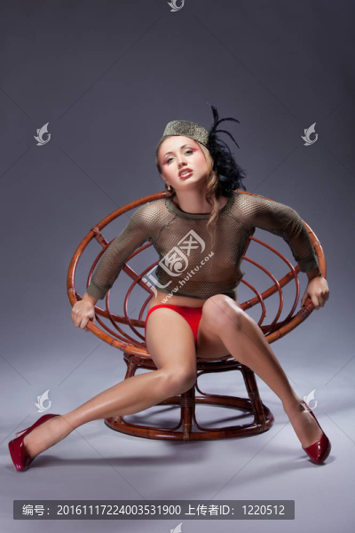 美麗的年輕女人魅力