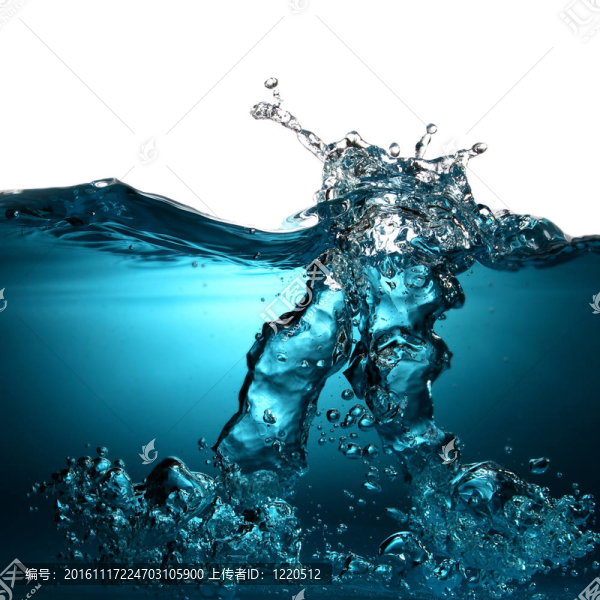 有氣泡的新鮮水