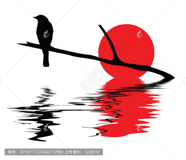 白色背景下鳥類的剪影