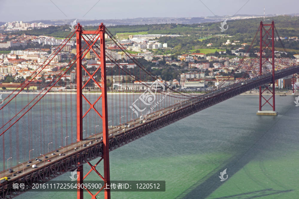 葡萄牙。Lisbon。四月二十五日大橋