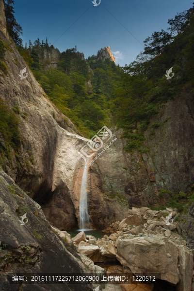 雪岳山山頂瀑布池
