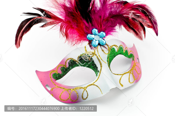 羽毛和鉆石狂歡節(jié)面具