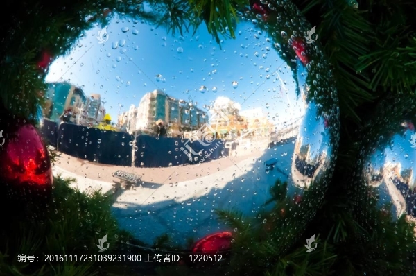 城市的圣誕裝飾