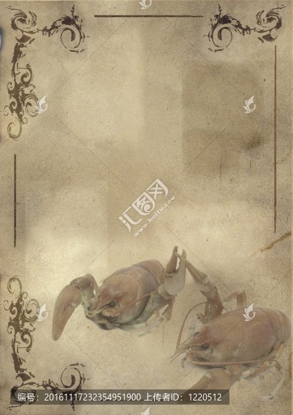老字號(hào)餐廳；酒吧啤酒菜單設(shè)計(jì)。小龍蝦