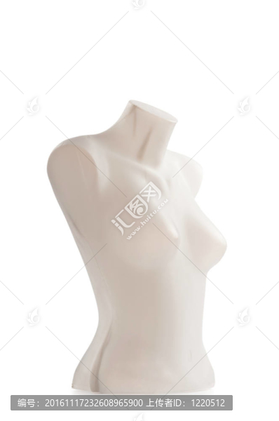 服裝模特白色隔離