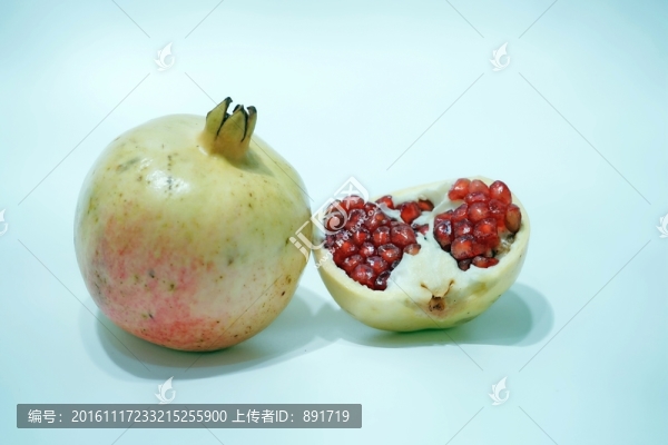 紅石榴特寫,石榴籽