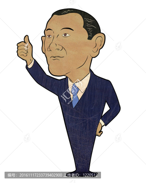 非洲裔美國商人豎起大拇指