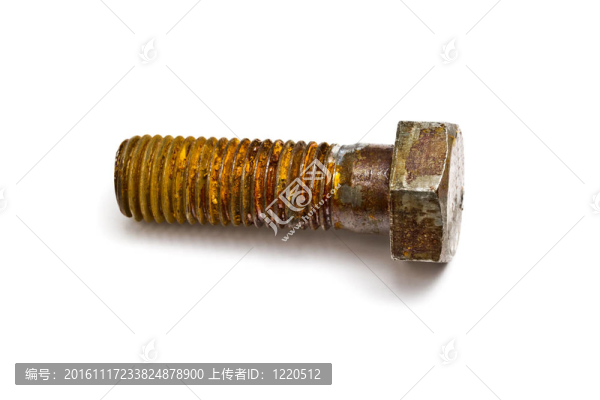 生銹的螺母和螺栓