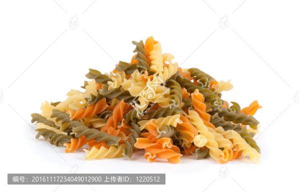 煮過的面食螺絲粉不同的顏色
