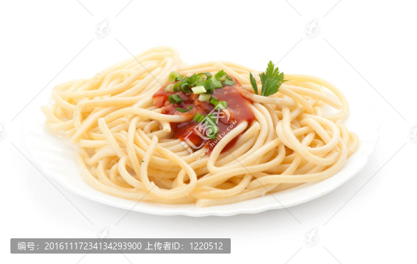意大利意大利面和醬的特寫