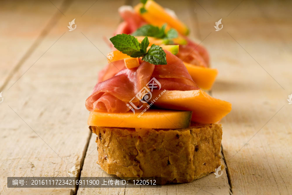 火腿甜瓜開胃