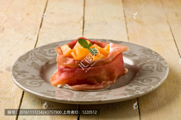 火腿甜瓜開胃