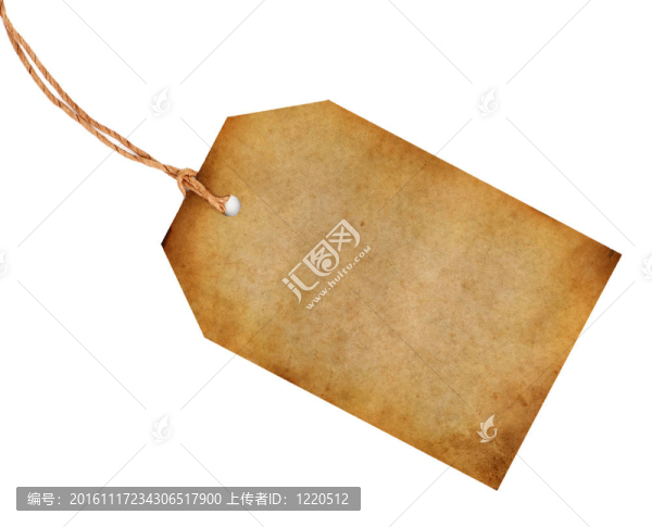 空白的舊標(biāo)簽