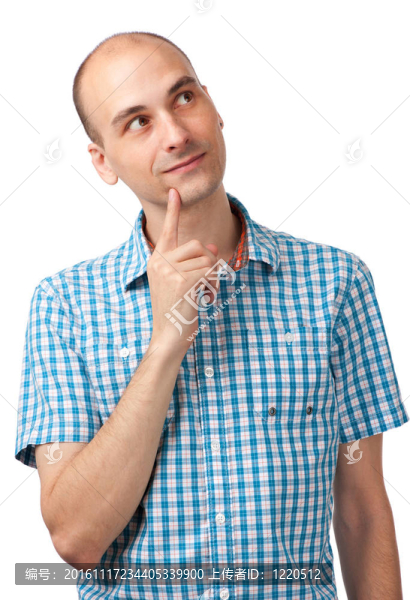 快樂的年輕人微笑