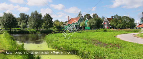 荷蘭村的全景。
