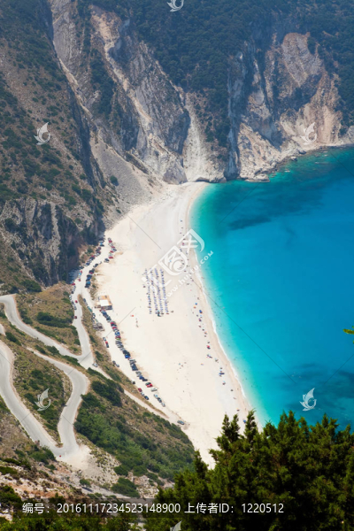 邁托斯海灘；Kefalonia