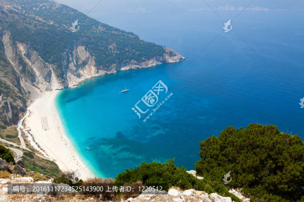 邁托斯海灘；Kefalonia
