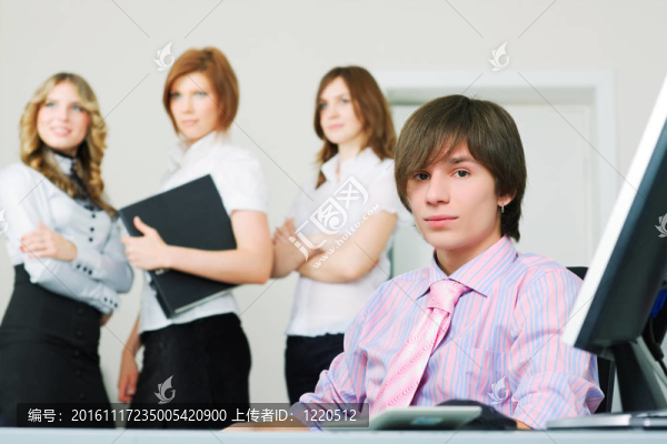 年輕的商人