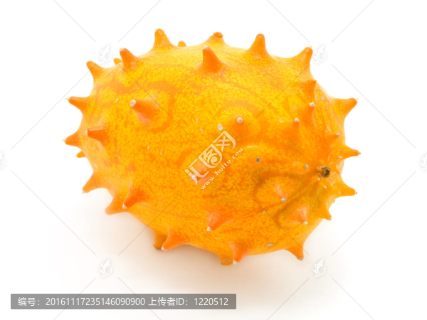 熱帶水果在白色背景上kiwano