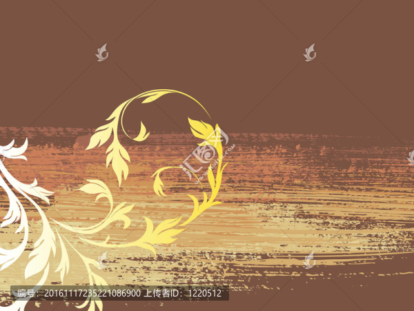 花卉背景；載體