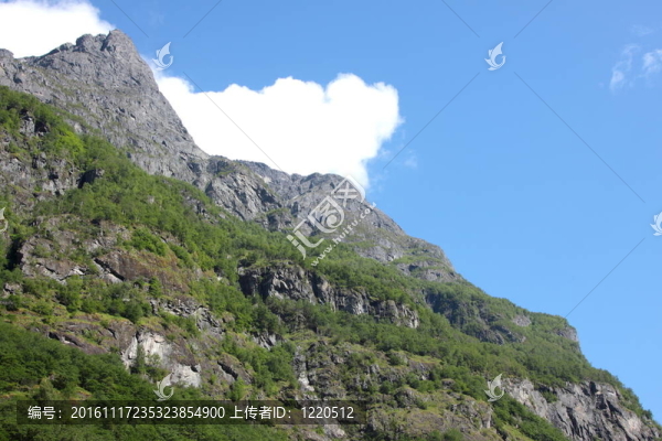 在春天，在挪威山腰