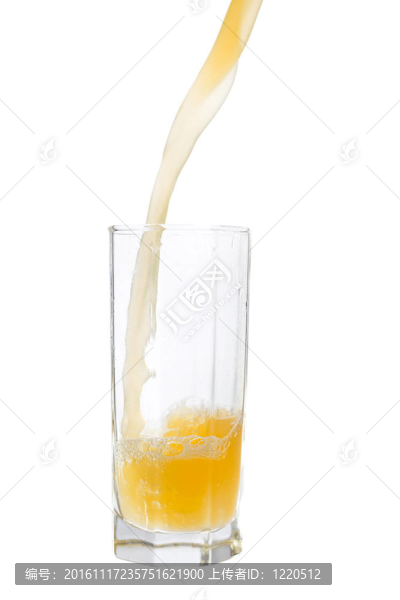 橙汁。