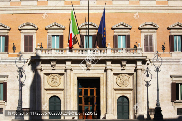羅馬Palazzo,Montecitorio入口