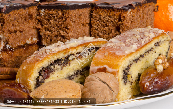 罌粟籽蛋糕和姜餅-匯圖網(wǎng) www.fosd68.com 罌粟籽蛋糕和姜餅