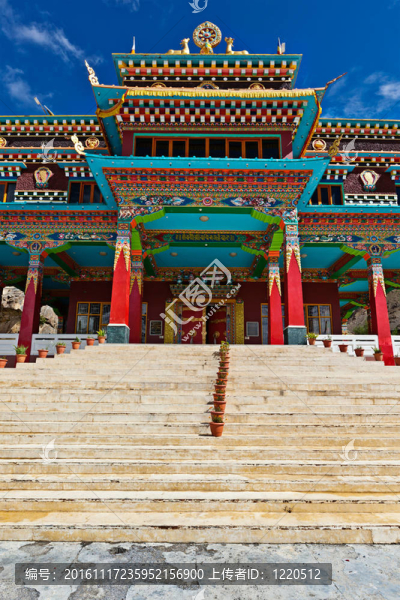 在卡扎的佛教寺院；斯碧提山谷