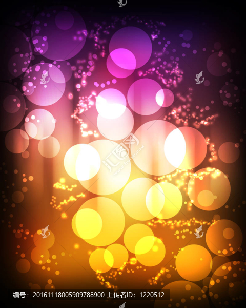 抽象背景與發(fā)光圈