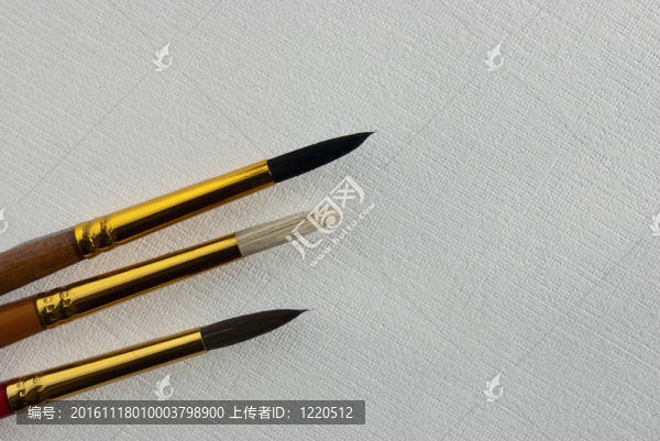 畫布上的藝術(shù)畫筆紋理