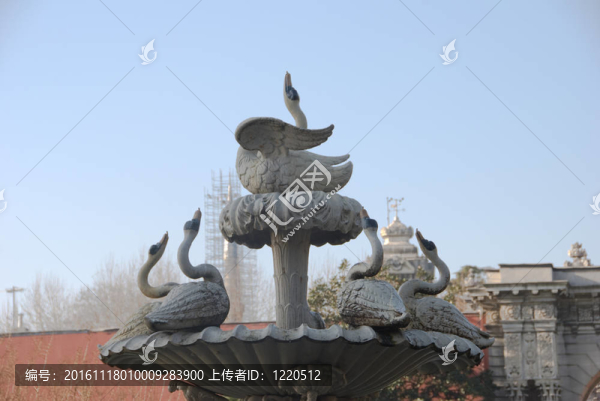 多馬巴切廣場的噴泉