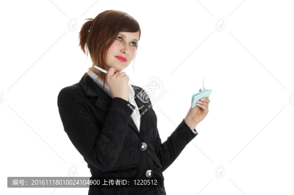 女人與筆記本