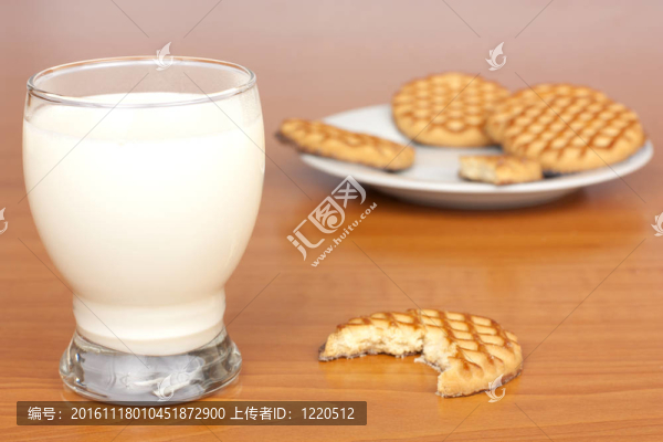 牛奶和餅干