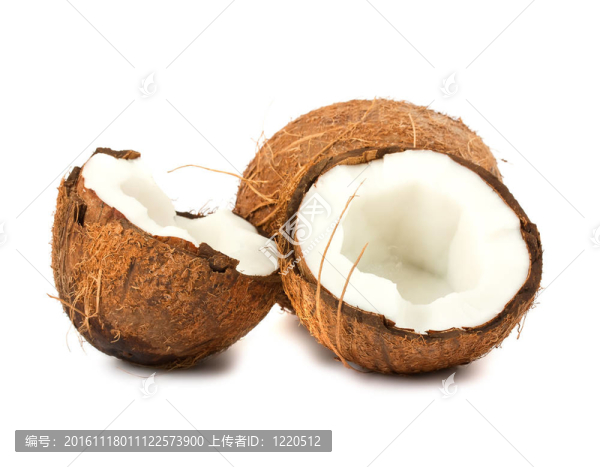 一個(gè)完整的和兩個(gè)半椰子