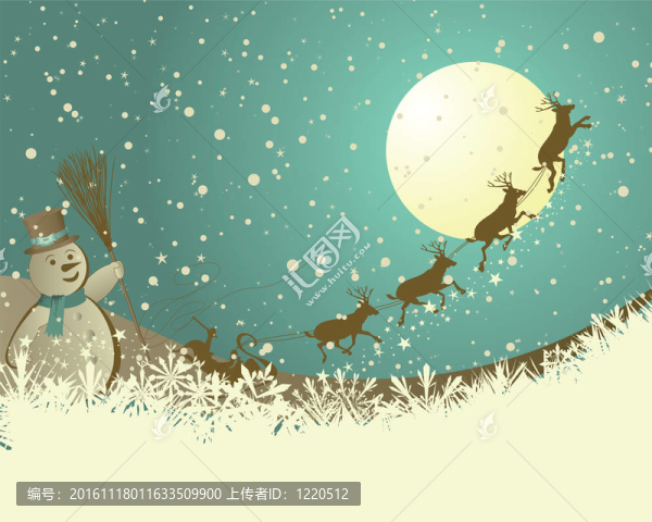 復(fù)古圣誕（新年）卡