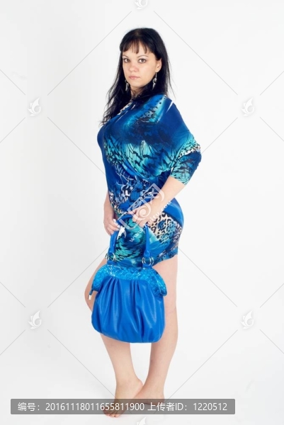 漂亮的女人與手袋