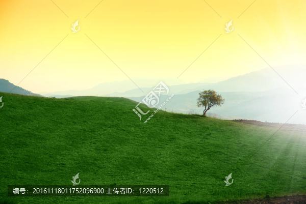 日落全景