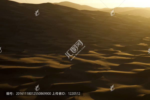 沙漠中的Sandscapes