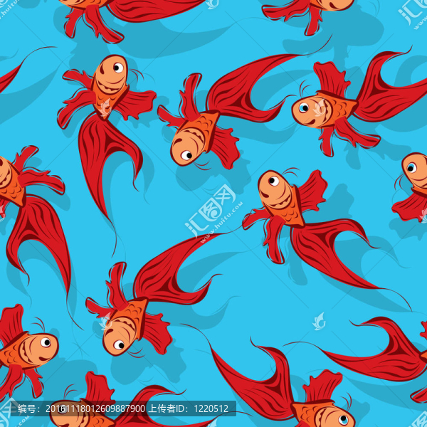 無(wú)縫的魚(yú)紋