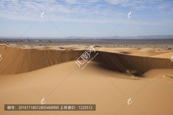 沙漠中的Sandscapes