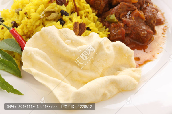pappadum和Curry