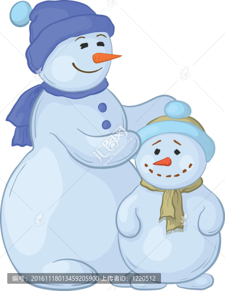 snowmens母親和兒子