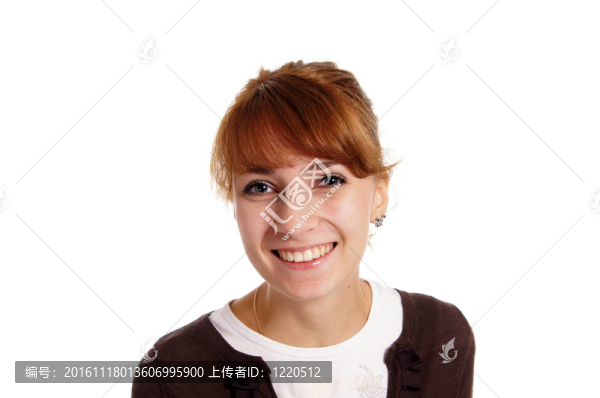 微笑的女孩的畫(huà)像